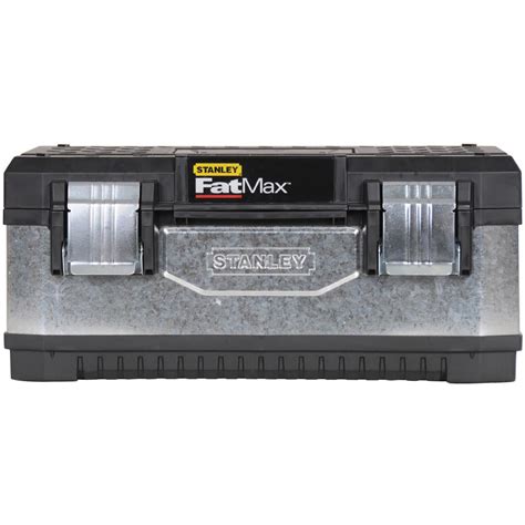 max steel tool box|20 in STANLEY® FATMAX® Metal and Plastic Toolbox.